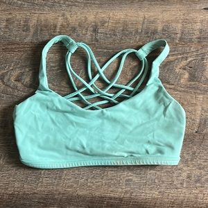 Lululemon Women’s blue/ green Free to Be Bra- Size 4